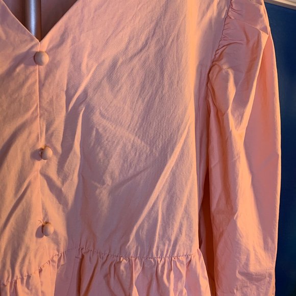 Daisy Street ASOS Cottagecore Mini Dress with Puff Sleeves Size US 8 UK 12 EUC - Picture 4 of 7